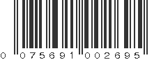 UPC 075691002695