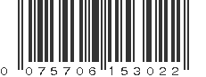 UPC 075706153022