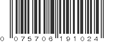 UPC 075706191024