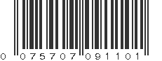 UPC 075707091101