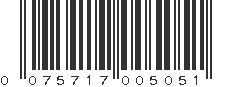 UPC 075717005051