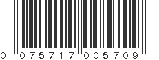 UPC 075717005709