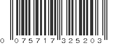 UPC 075717325203