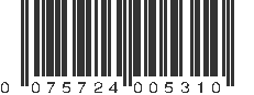 UPC 075724005310