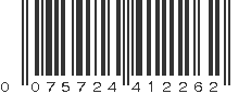 UPC 075724412262