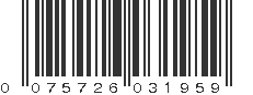 UPC 075726031959