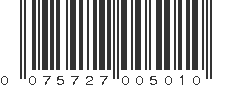 UPC 075727005010