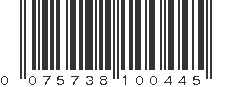 UPC 075738100445