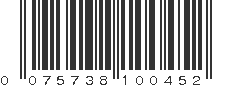 UPC 075738100452