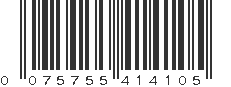 UPC 075755414105