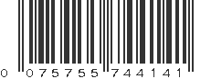 UPC 075755744141