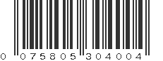 UPC 075805304004