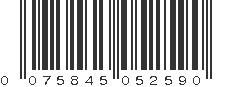 UPC 075845052590