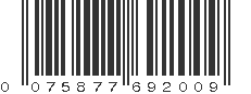 UPC 075877692009