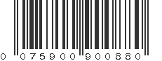 UPC 075900900880