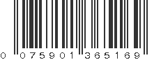 UPC 075901365169