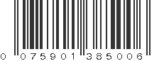 UPC 075901385006