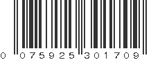 UPC 075925301709