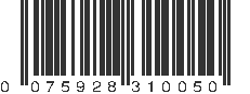 UPC 075928310050