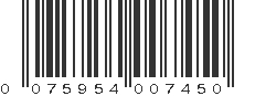 UPC 075954007450