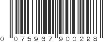 UPC 075967900298