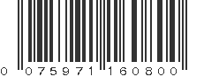 UPC 075971160800