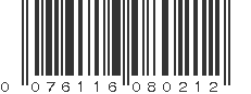 UPC 076116080212