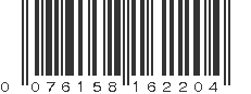 UPC 076158162204