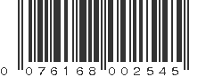 UPC 076168002545