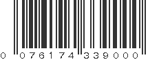 UPC 076174339000