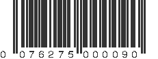 UPC 076275000090