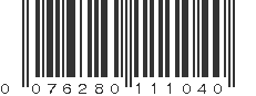 UPC 076280111040