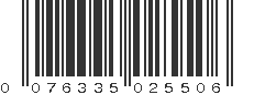 UPC 076335025506