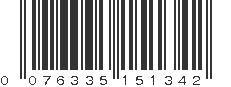 UPC 076335151342