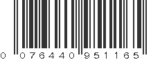 UPC 076440951165