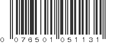 UPC 076501051131