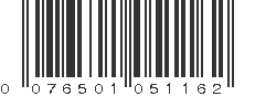 UPC 076501051162