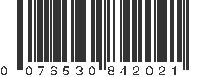 UPC 076530842021