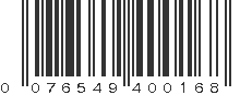 UPC 076549400168