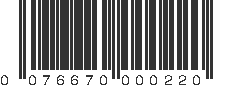 UPC 076670000220