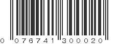 UPC 076741300020