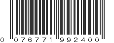 UPC 076771992400