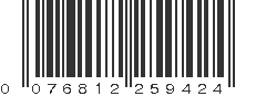 UPC 076812259424