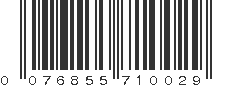 UPC 076855710029