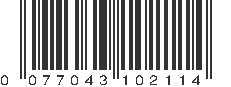 UPC 077043102114