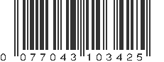 UPC 077043103425