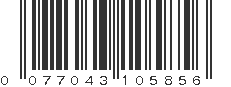 UPC 077043105856