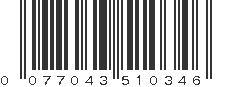 UPC 077043510346