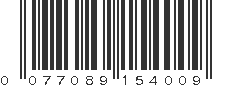 UPC 077089154009