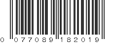 UPC 077089182019